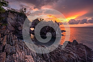 Sunset Malimbu Beach