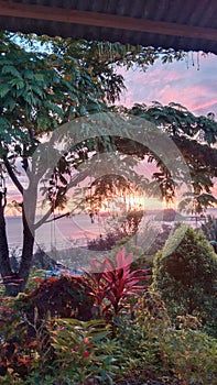 Sunset at malinkundang beach