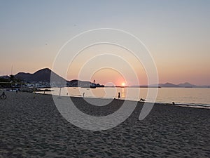 sunset at manzanillo beach