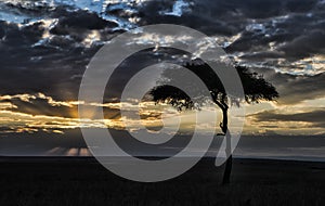 Sunset on the Mara