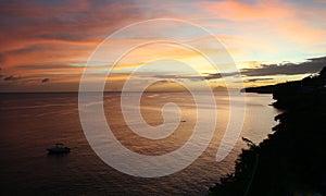 Sunset, Martinique.
