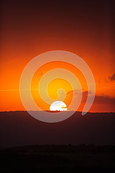 Sunset at Masai Mara