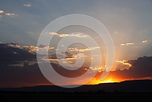 Sunset at Masai Mara