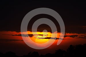 Sunset in Masai Mara