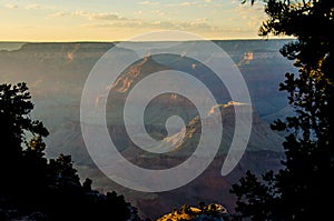 Sunset at Mather Point, Grand Canyon National Park