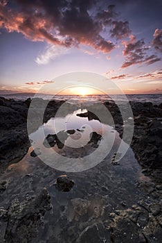 Sunset from Maui, Hawaii