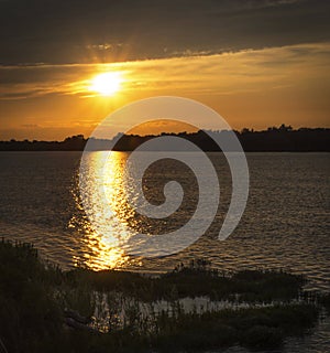 Sunset on the Maumee River