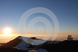 Sunset on Mauna Kea Summit