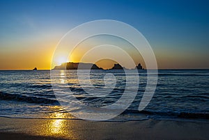 Sunset in the Medas islands