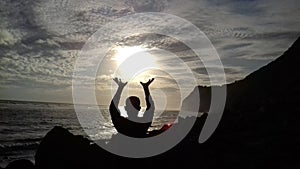 Sunset at melasti bali