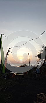 Sunset from mengening beach Bali