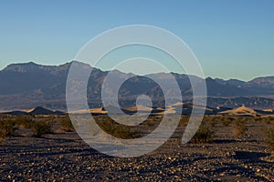 Sunset on Mesquite Flat Sand Dunes