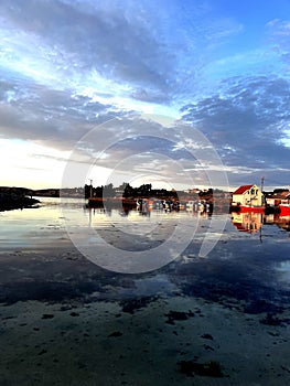 Ãlberg the beach in the west coast of Norway, photo