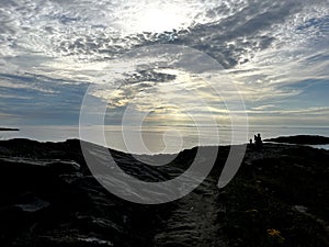 Ãlberg the beach in the west coast of Norway, photo