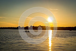 Sunset on a Minnesota lake