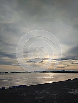 Sunset in Misool Island photo