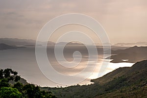 Sunset in Mochima, Venezuela photo