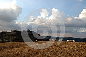 Sunset in Monticchiello