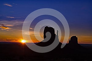 Sunset at Monument Valley - USA