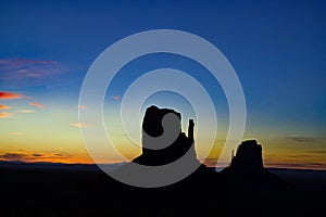 Sunset at Monument Valley - USA