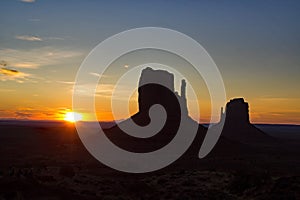 Sunset at Monument Valley - USA