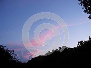 Sunset Moon photo