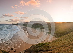 Sunset at Moonee Beach