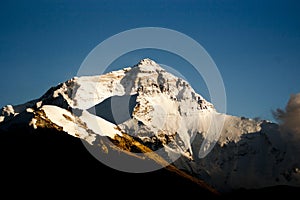 Sunset at Mount Everest photo