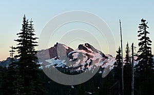 Sunset, Mount Rainier National Park