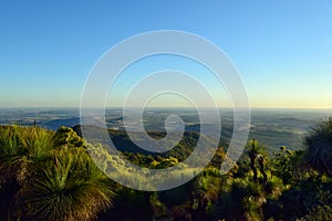 Sunset at Mt Kiangarow in Bunya National Park