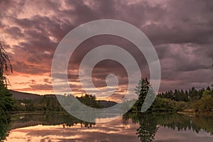 Sunset at Mud Bay