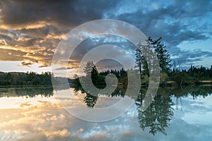 Sunset at Mud Bay