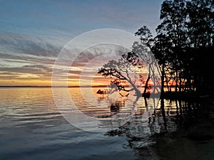 Sunset MyAll Lakes Australia Awesome