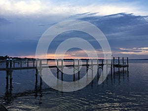 Sunset Narragansett Bay photo