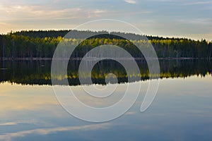 Sunset at national park