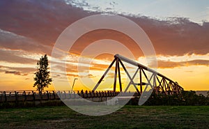 Sunset at Nepean River Penrith