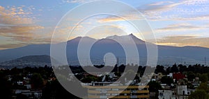 Sunset at Nevado de Toluca volcano