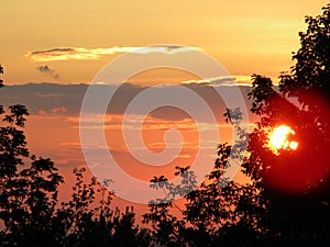 Sunset in the New Hampshire Mountains