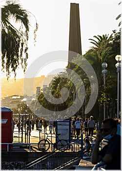 Sunset in Nice, Cote dAzure, France
