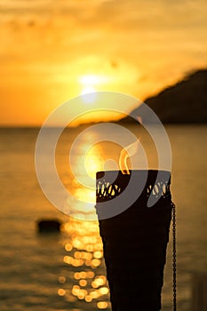 Sunset and night Curacao Views