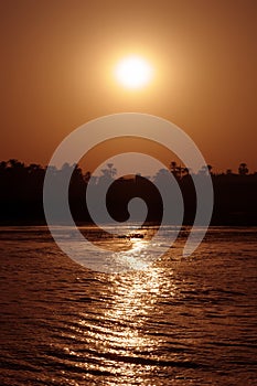 Sunset on Nile