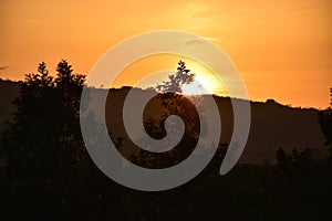 Sunset in the Nilgiris