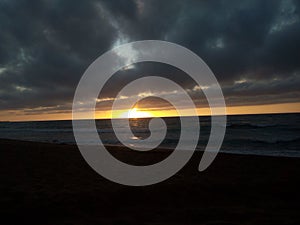 Sunset in mostaganem