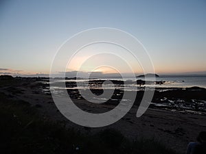 Sunset at North Berwick