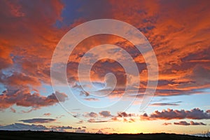 Sunset in North Devon