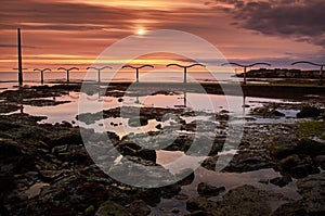 Sunset in Novigrad, Croatia