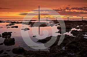 Sunset in Novigrad, Croatia