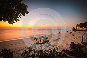 Sunset on Nungwi beach, Zanzibar