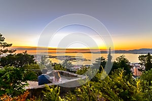 Sunset from O Castro - Vigo