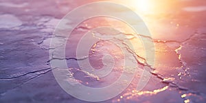 Sunset Ocean Waves Background